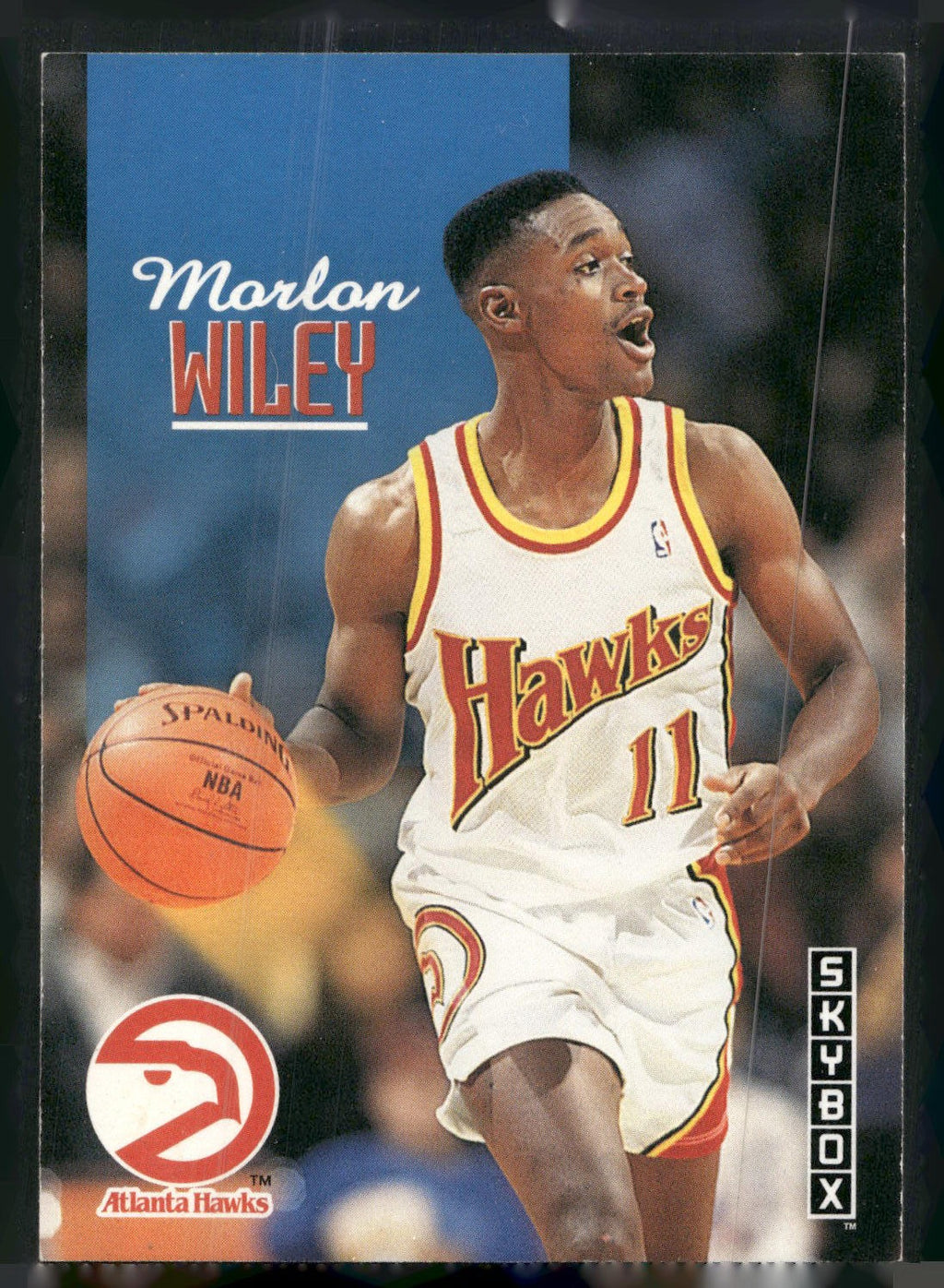 1992-93 SkyBox #350 Morlon Wiley