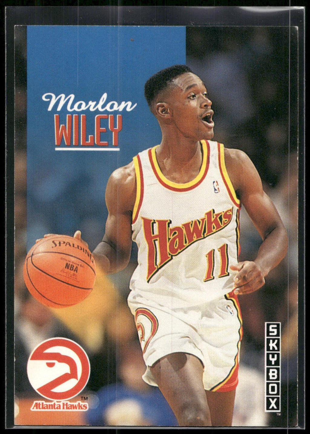 1992-93 SkyBox #350 Morlon Wiley