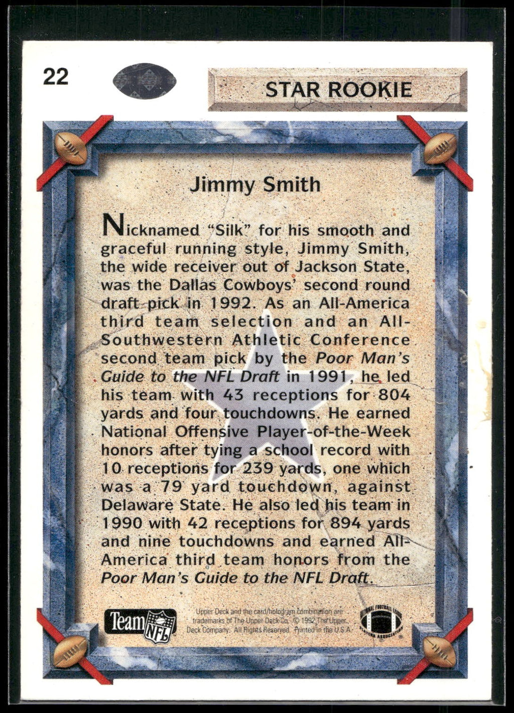 1992 Upper Deck #22 Jimmy Smith
