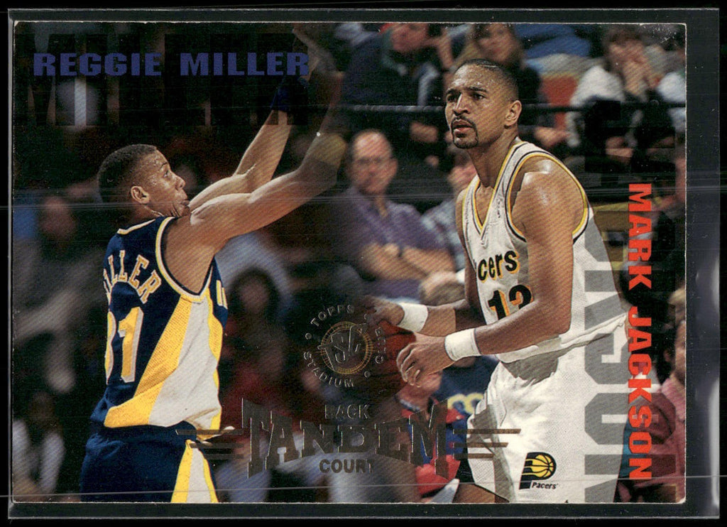 1994-95 Stadium Club #328 Reggie Miller / Mark Jackson BCT, EXCH Super Teams NBA