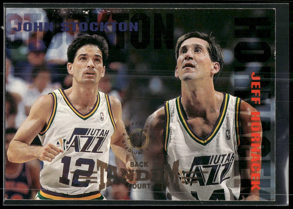 1994-95 Stadium Club #277 John Stockton / Jeff Hornacek 1st Day Issue