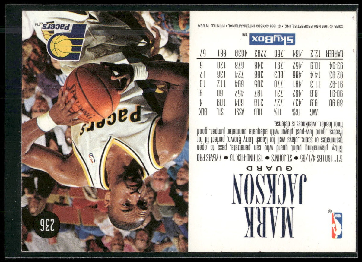 1994-95 SkyBox Premium #236 Mark Jackson