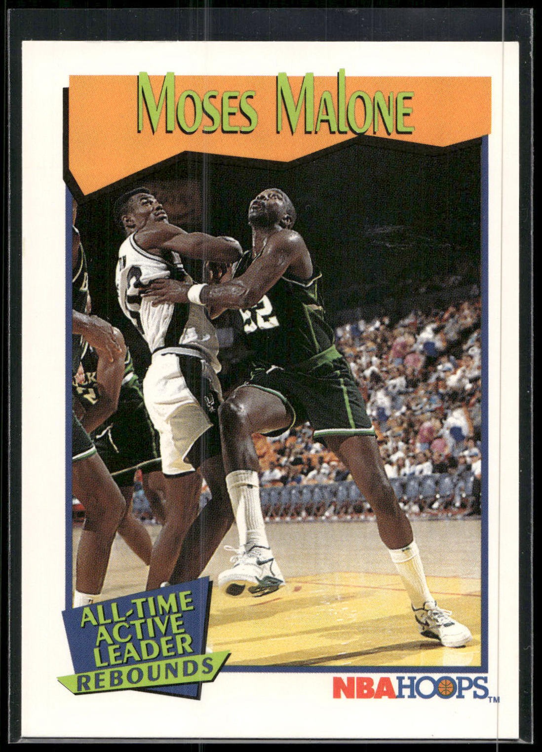 1991-92 Hoops #537 Moses Malone
