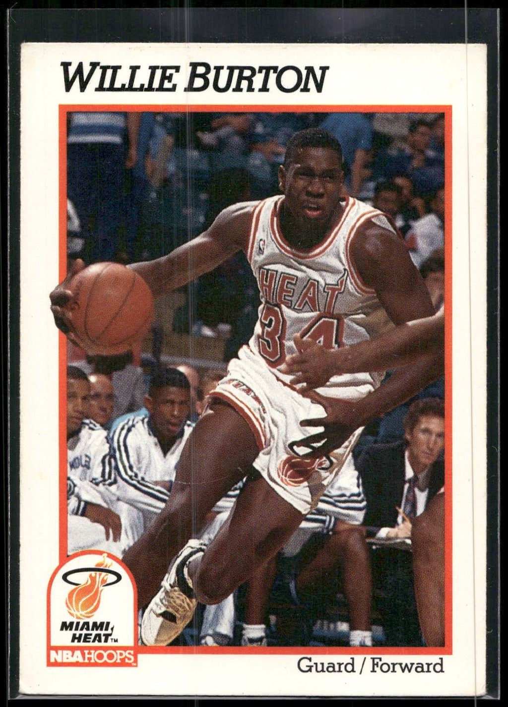 1991-92 Hoops #107 Willie Burton