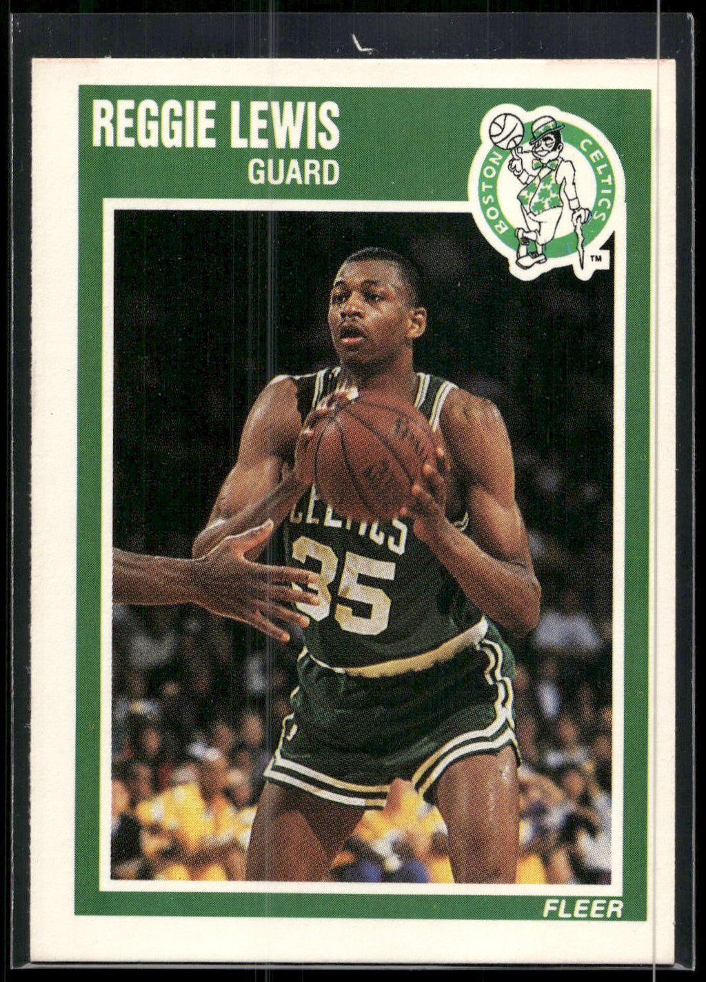 1989-90 Fleer #10 Reggie Lewis