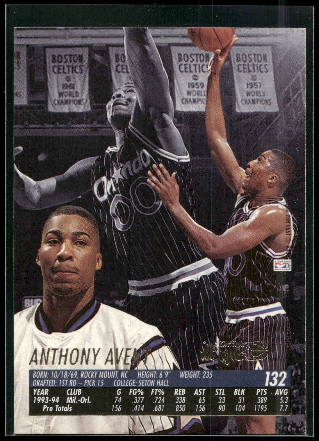 1994-95 Ultra #132 Anthony Avent
