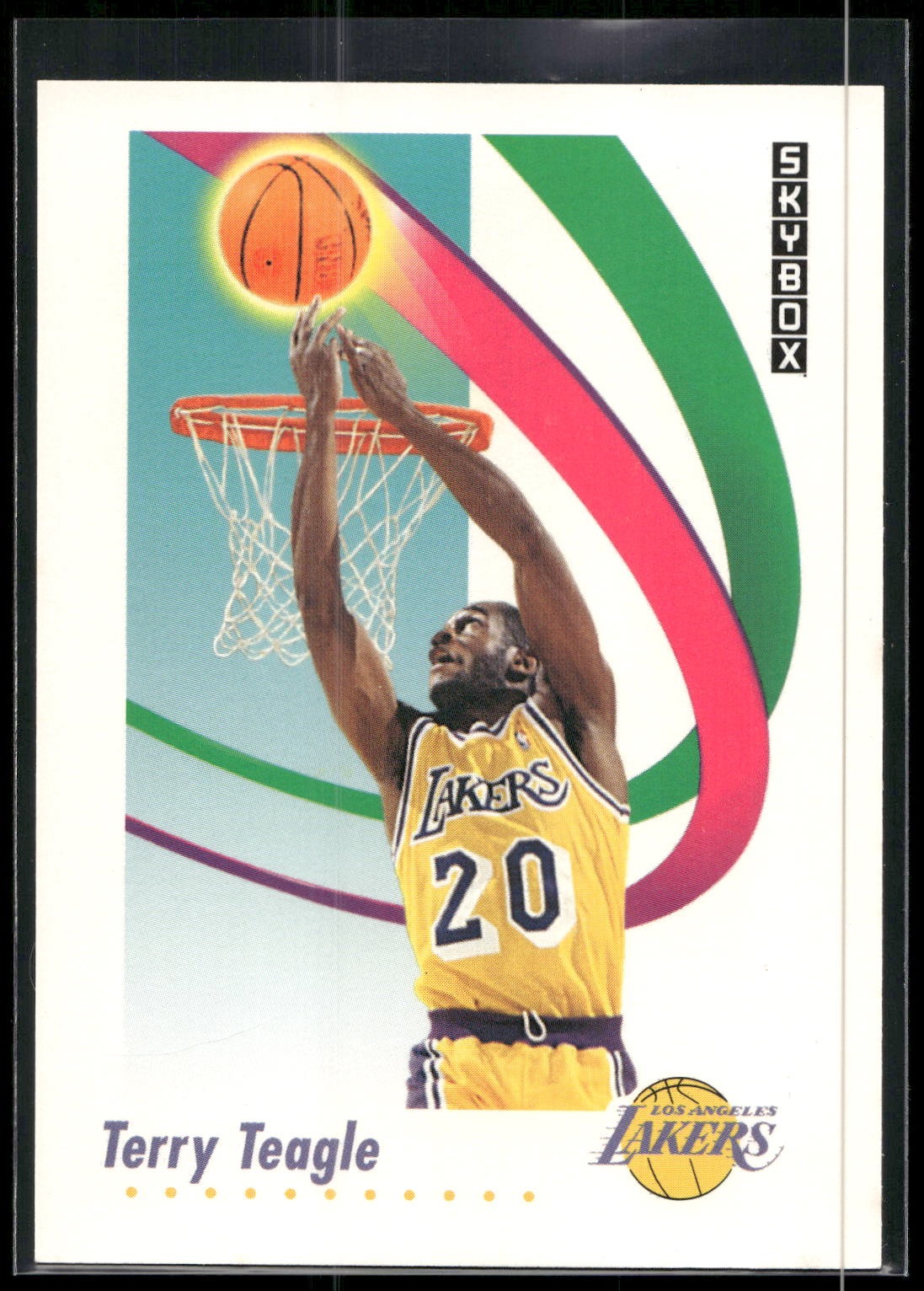 1991-92 SkyBox #141 Terry Teagle