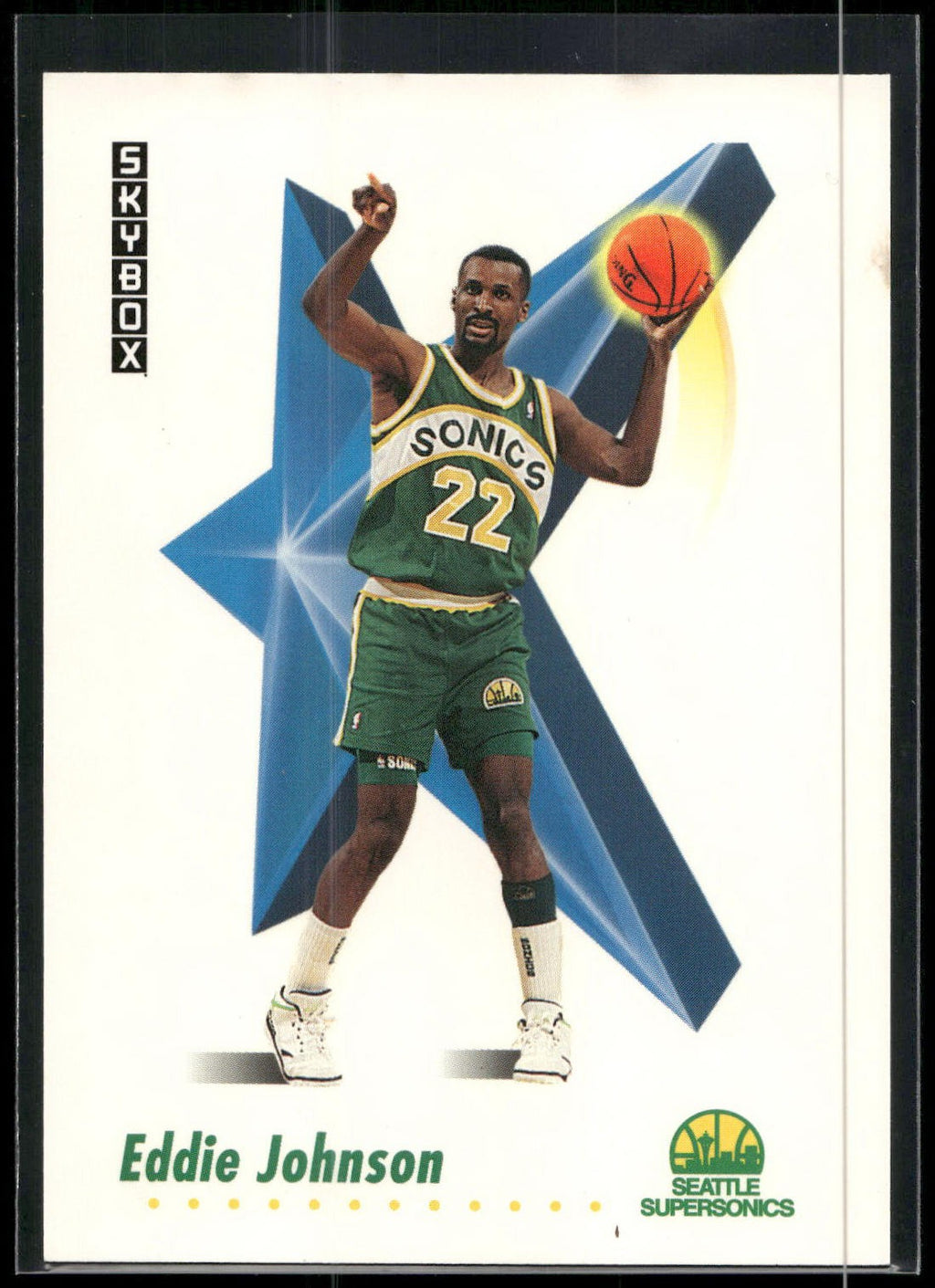 1991-92 SkyBox #270 Eddie Johnson