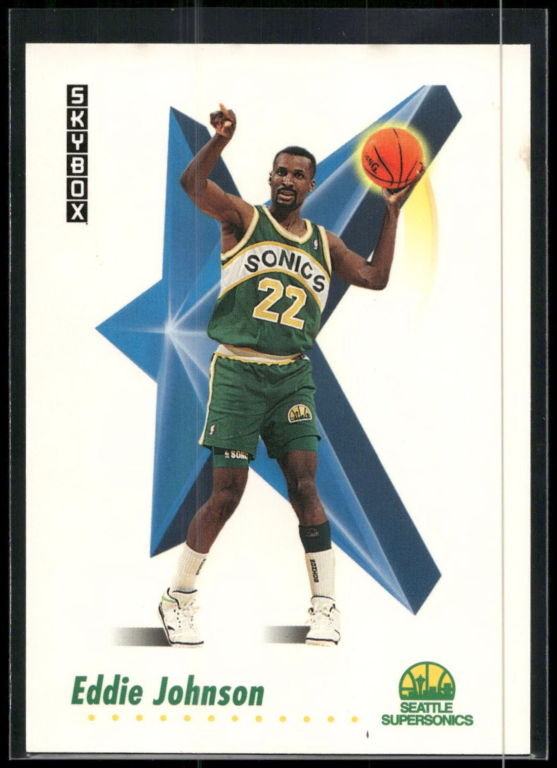 1991-92 SkyBox #270 Eddie Johnson
