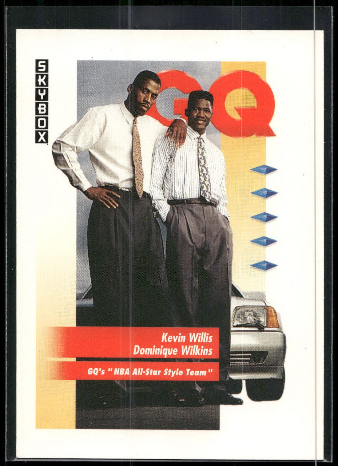 1991-92 SkyBox #325 Kevin Willis / Dominique Wilkins