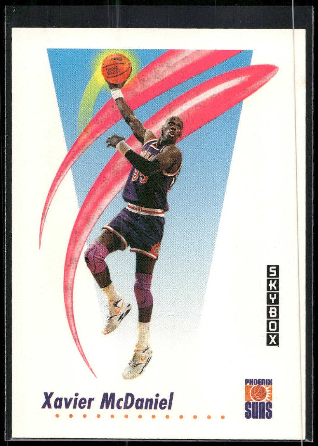 1991-92 SkyBox #229 Xavier McDaniel