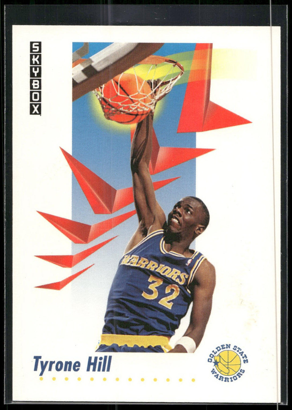 1991-92 SkyBox #92 Tyrone Hill