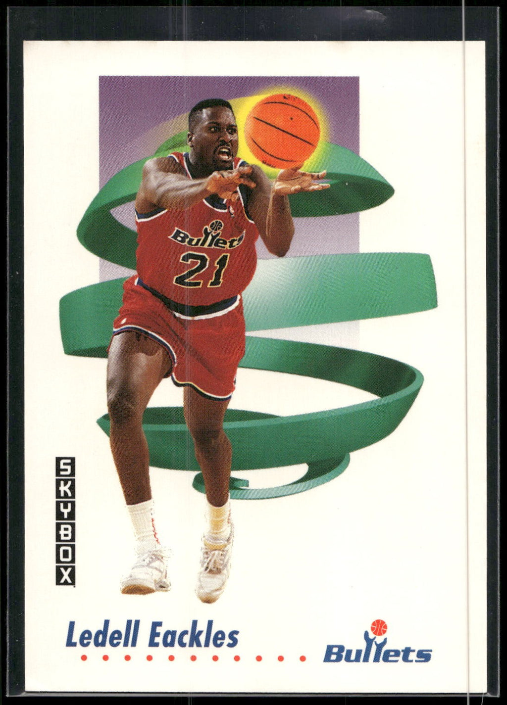 1991-92 SkyBox #288 Ledell Eackles