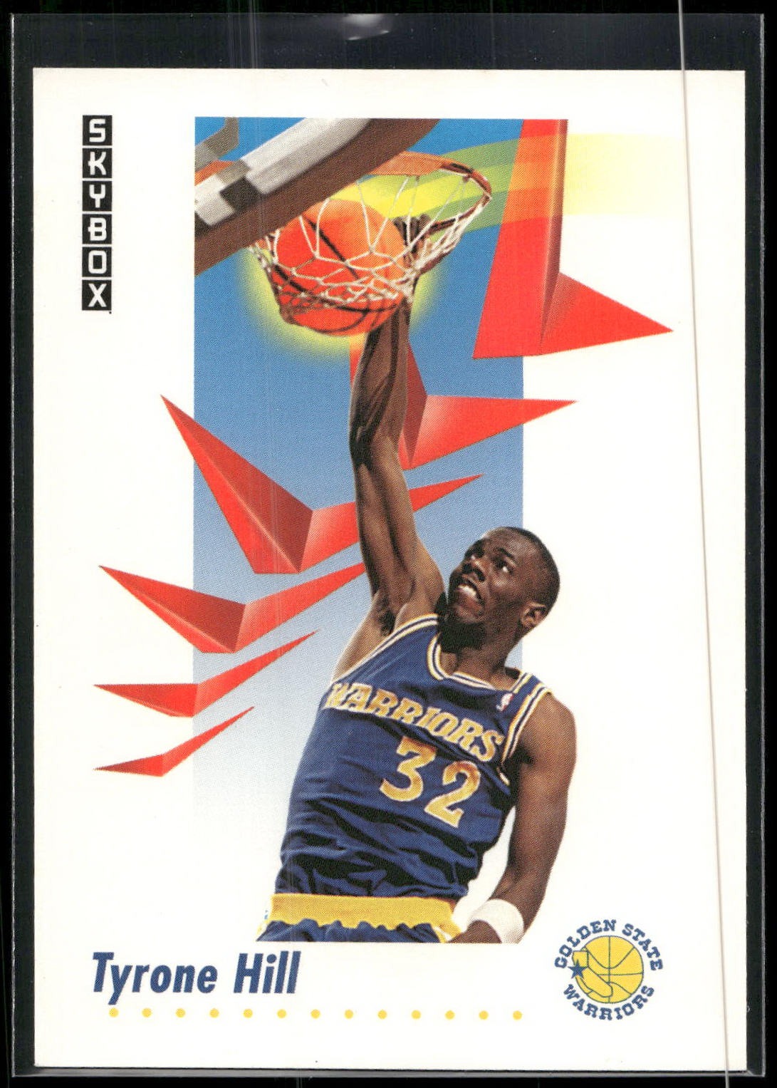 1991-92 SkyBox #92 Tyrone Hill