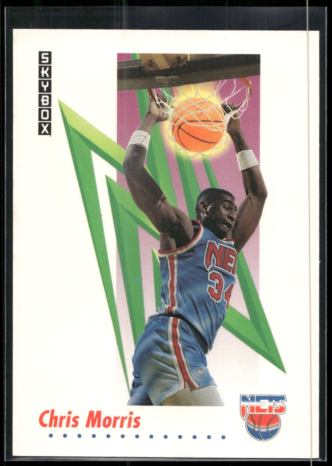 1991-92 SkyBox #185 Chris Morris