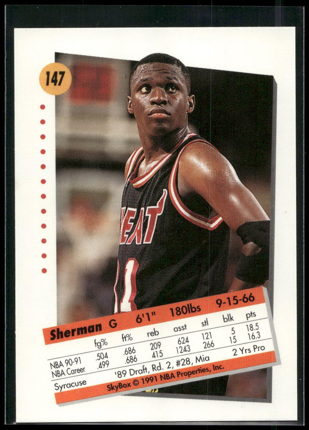 1991-92 SkyBox #147 Sherman Douglas