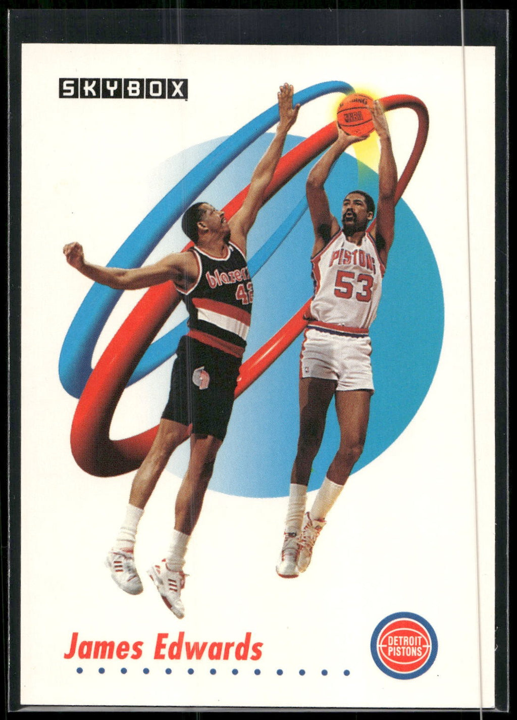 1991-92 SkyBox #82 James Edwards