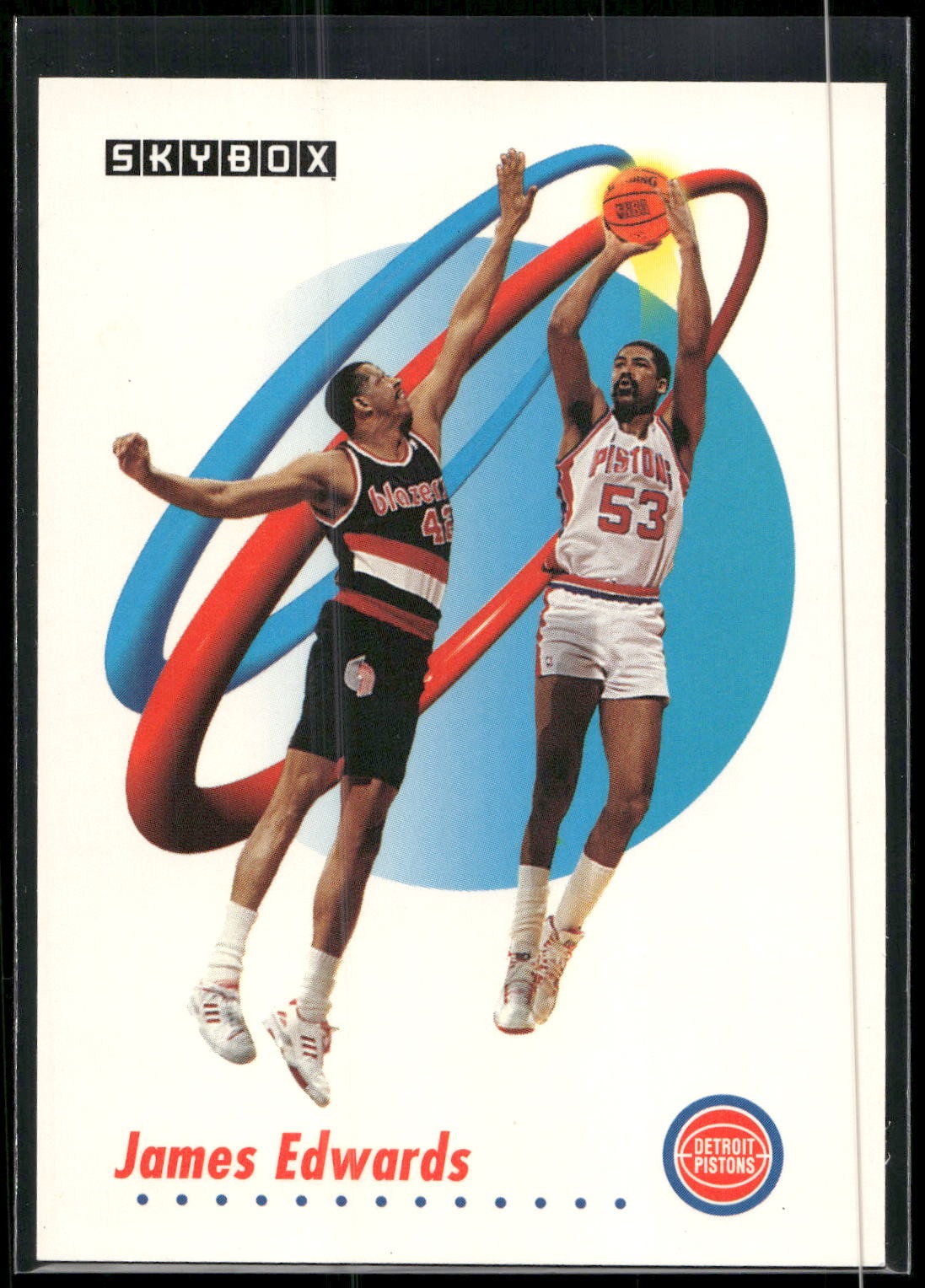 1991-92 SkyBox #82 James Edwards