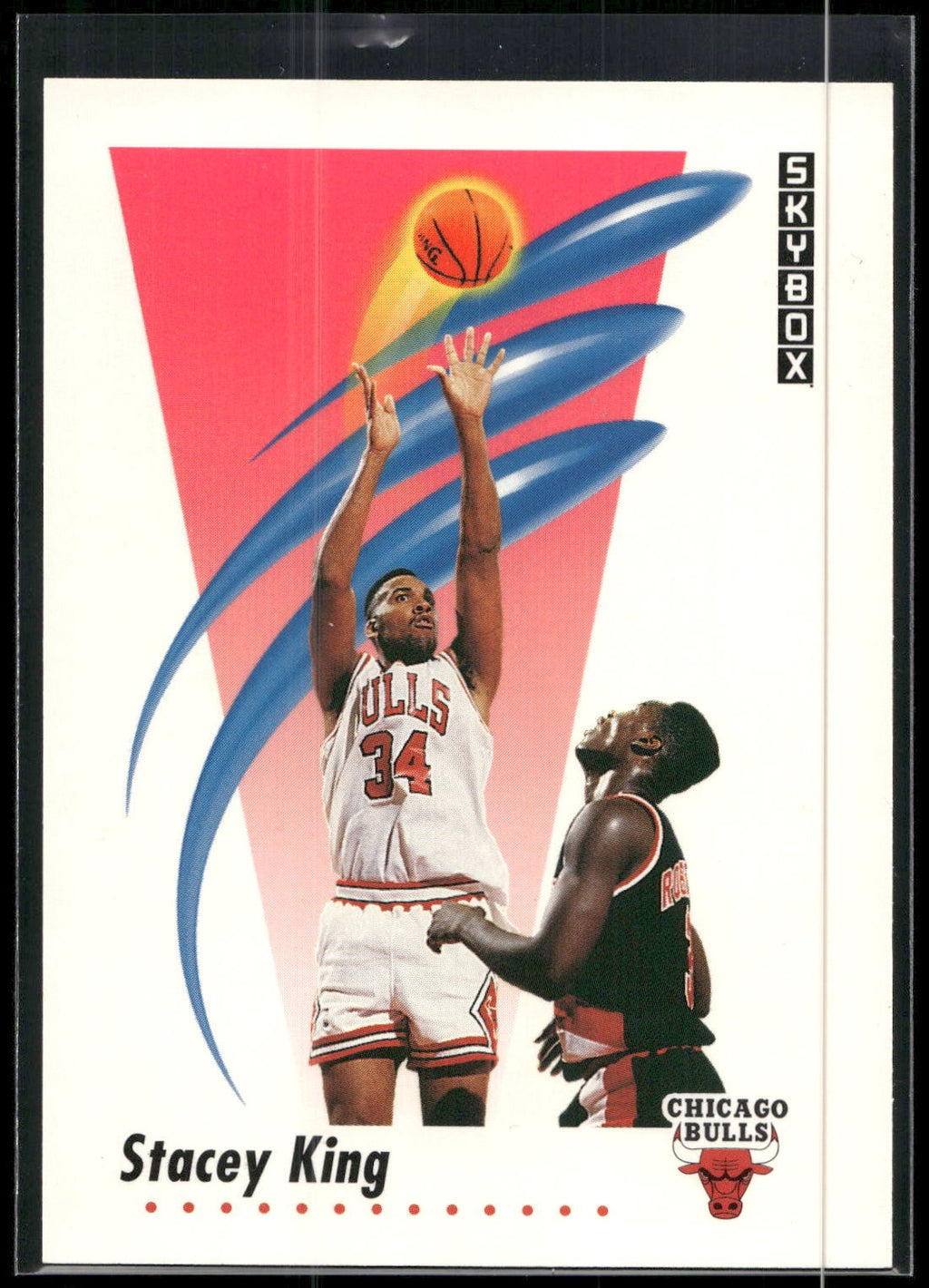 1991-92 SkyBox #40 Stacey King