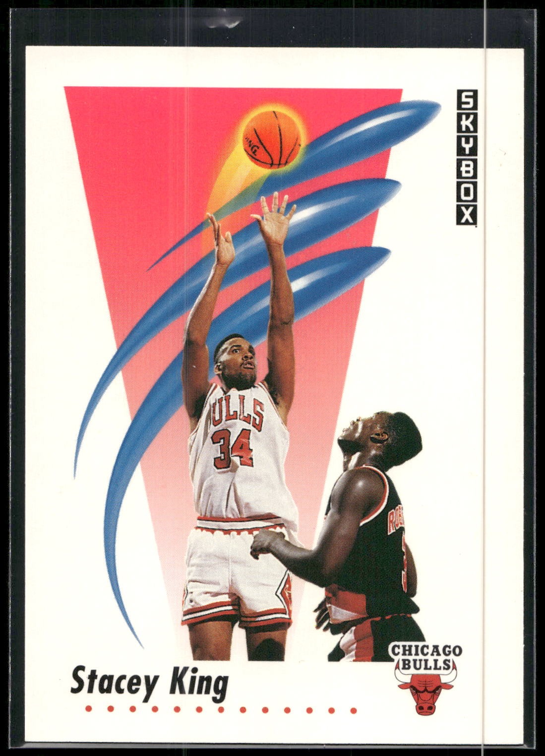 1991-92 SkyBox #40 Stacey King