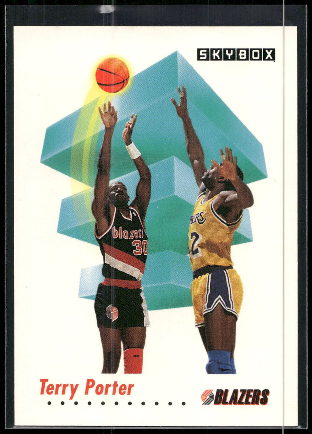 1991-92 SkyBox #240 Terry Porter Prototypes