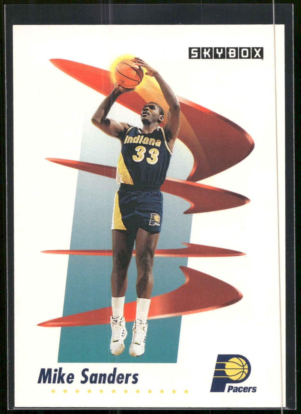 1991-92 SkyBox #116 Mike Sanders