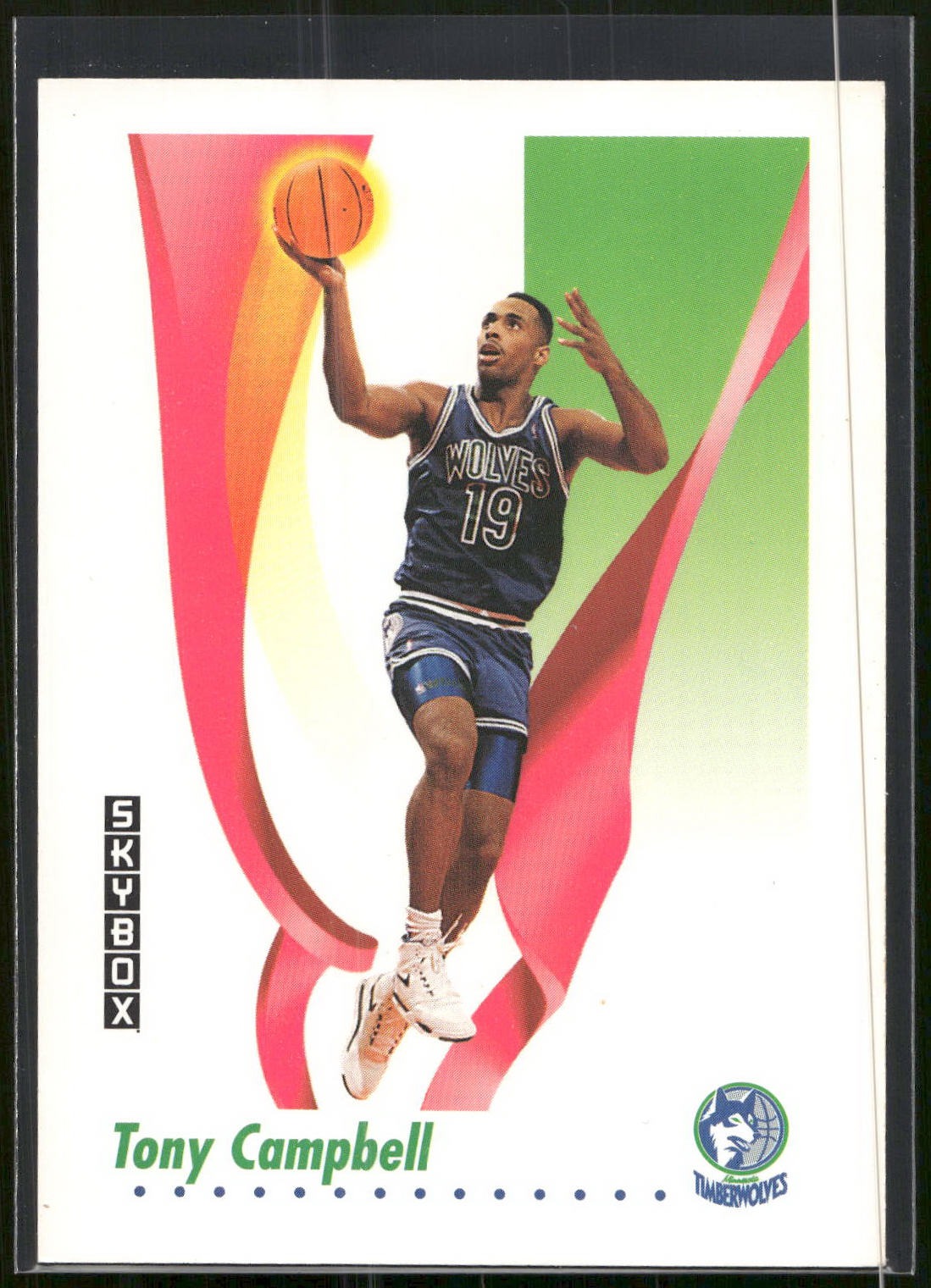 1991-92 SkyBox #168 Tony Campbell