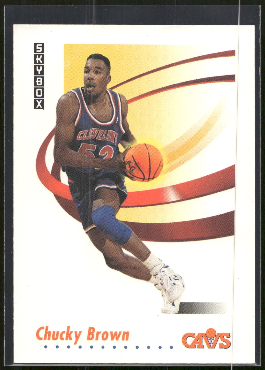 1991-92 SkyBox #46 Chucky Brown
