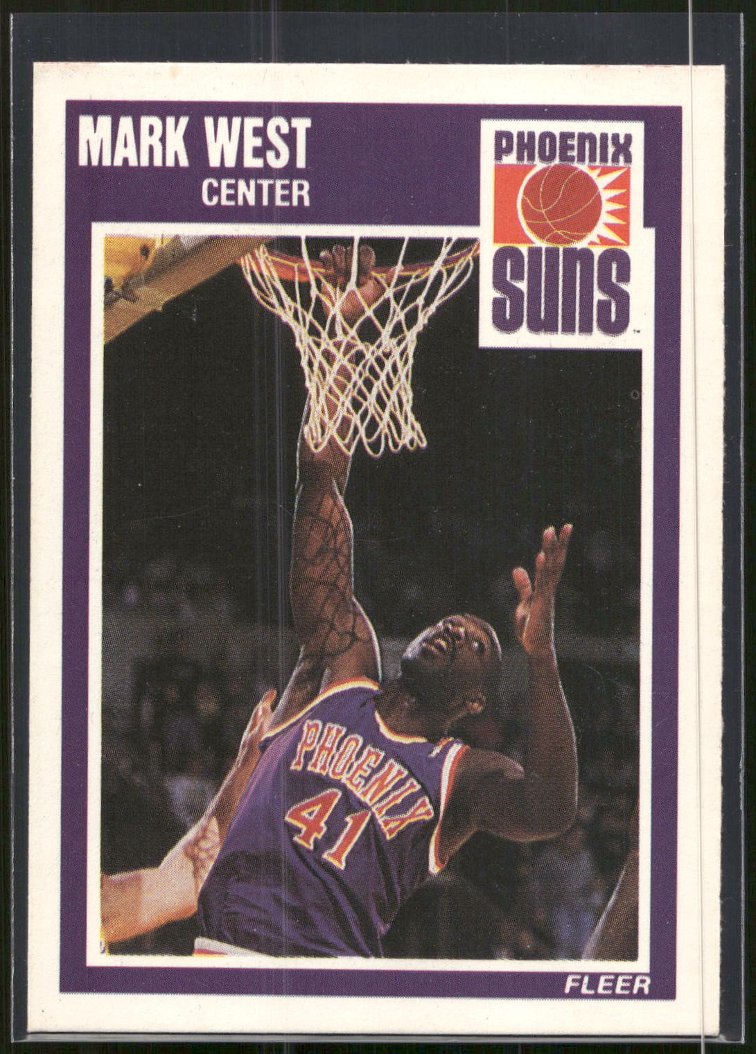 1989-90 Fleer #125 Mark West