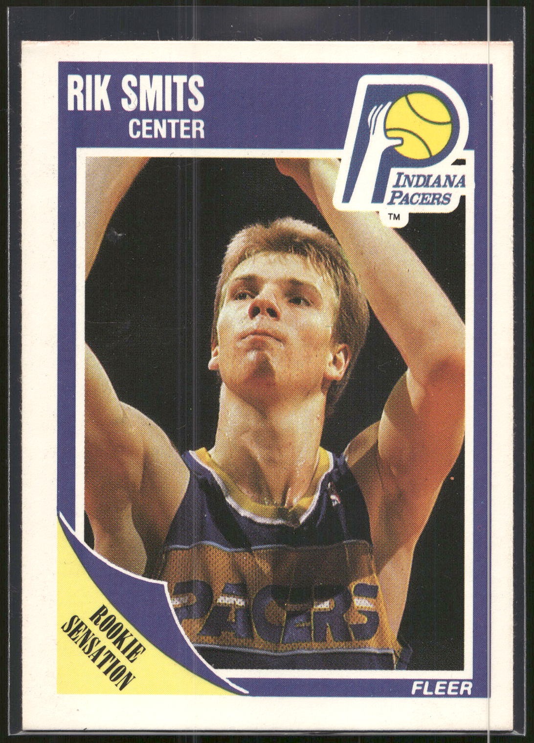 1989-90 Fleer #68 Rik Smits