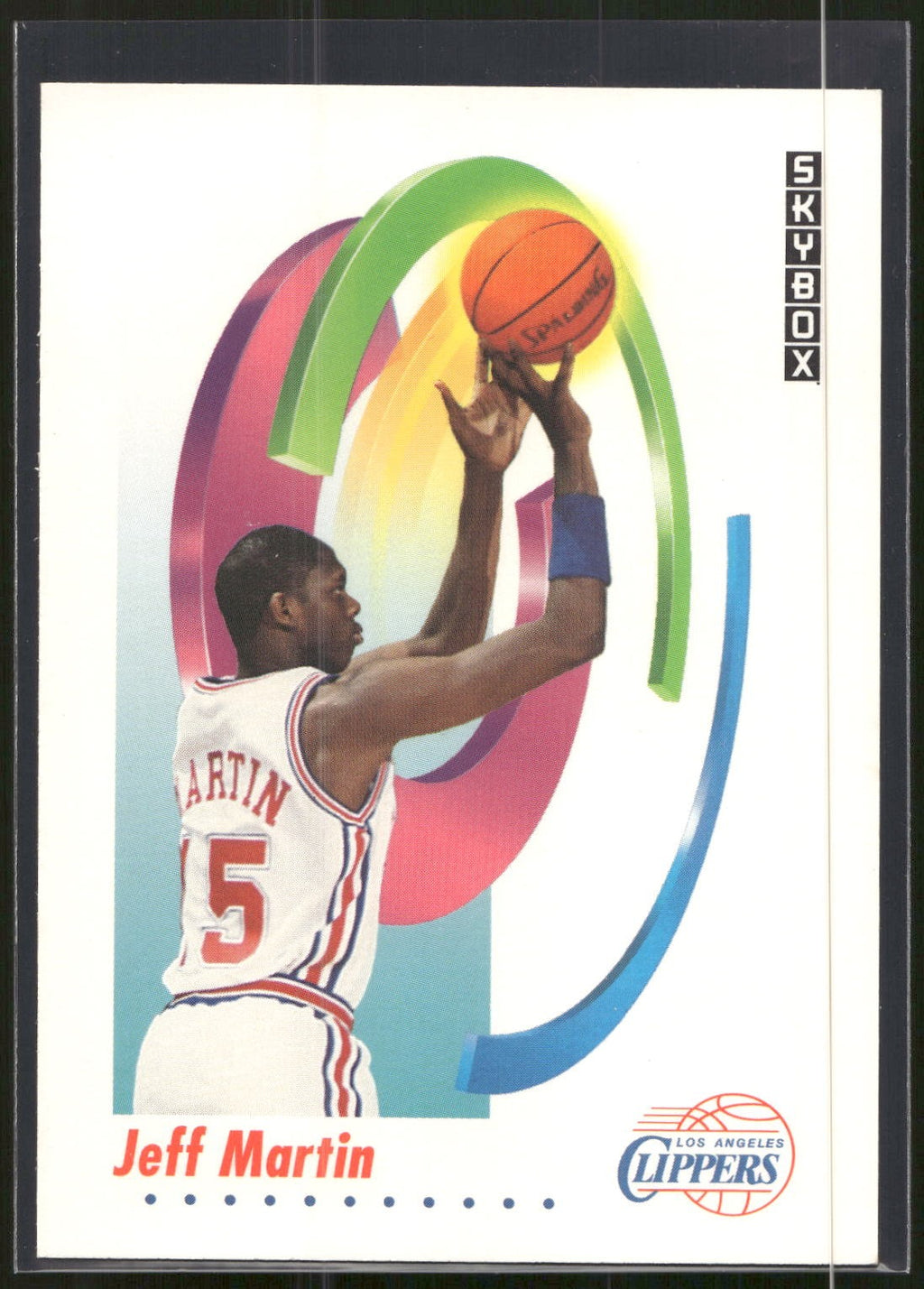 1991-92 SkyBox #128 Jeff Martin