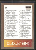 1990-91 SkyBox #296 Checklist: 65-122