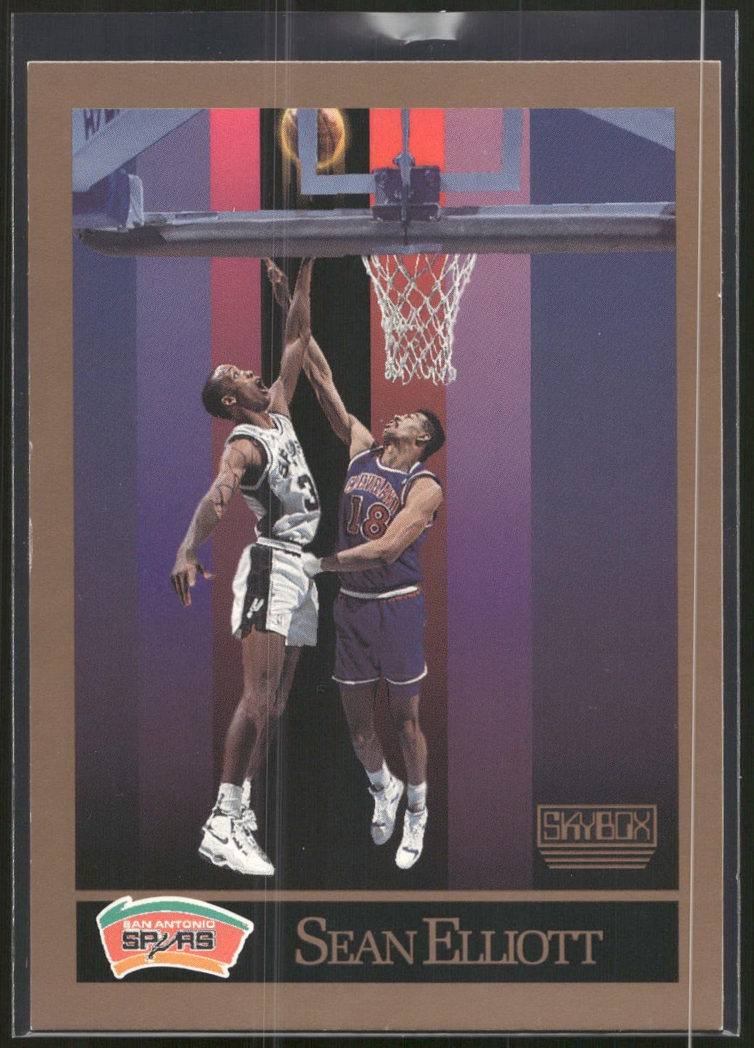 1990-91 SkyBox #256 Sean Elliott