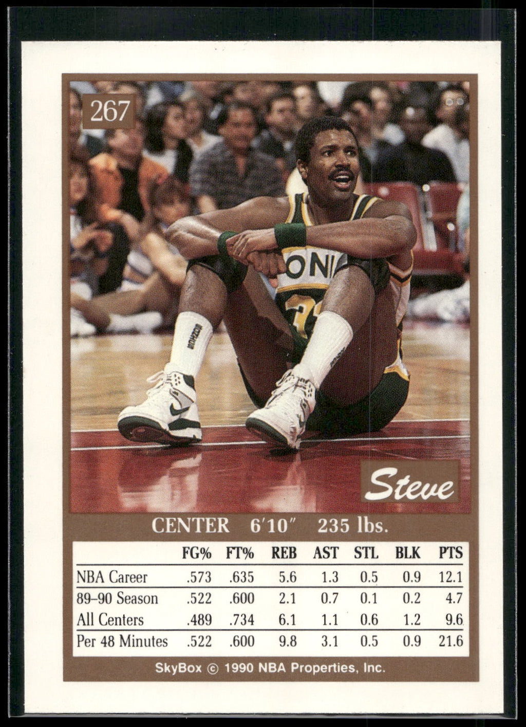 1990-91 SkyBox #267 Steve Johnson