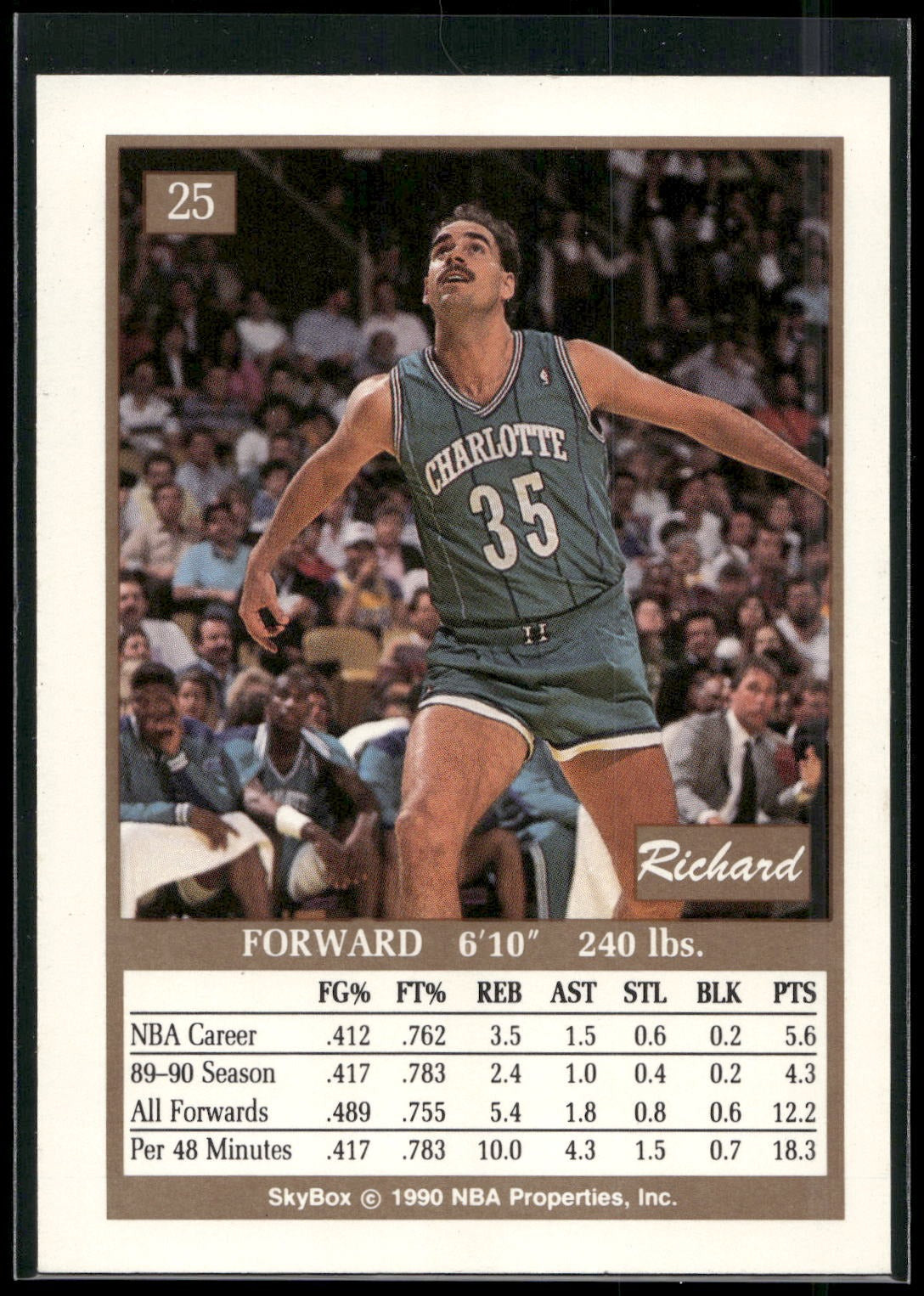 1990-91 SkyBox #25 Richard Anderson