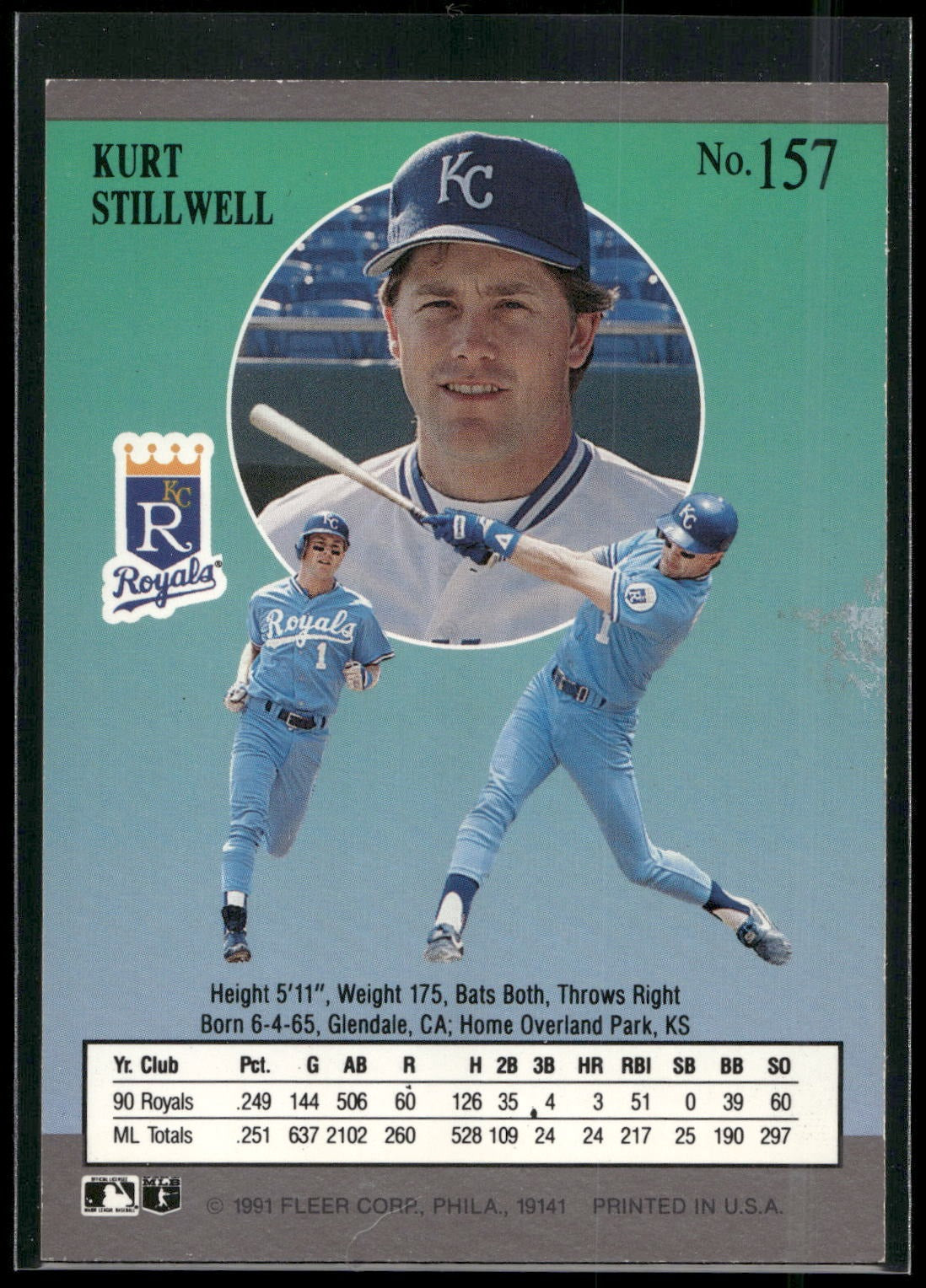 1991 Ultra #157 Kurt Stillwell