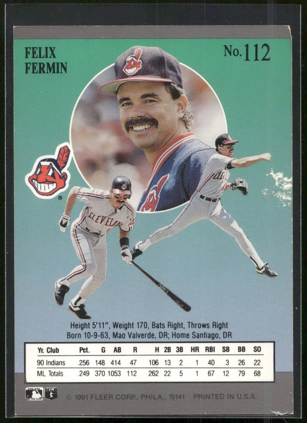1991 Ultra #112 Felix Fermin