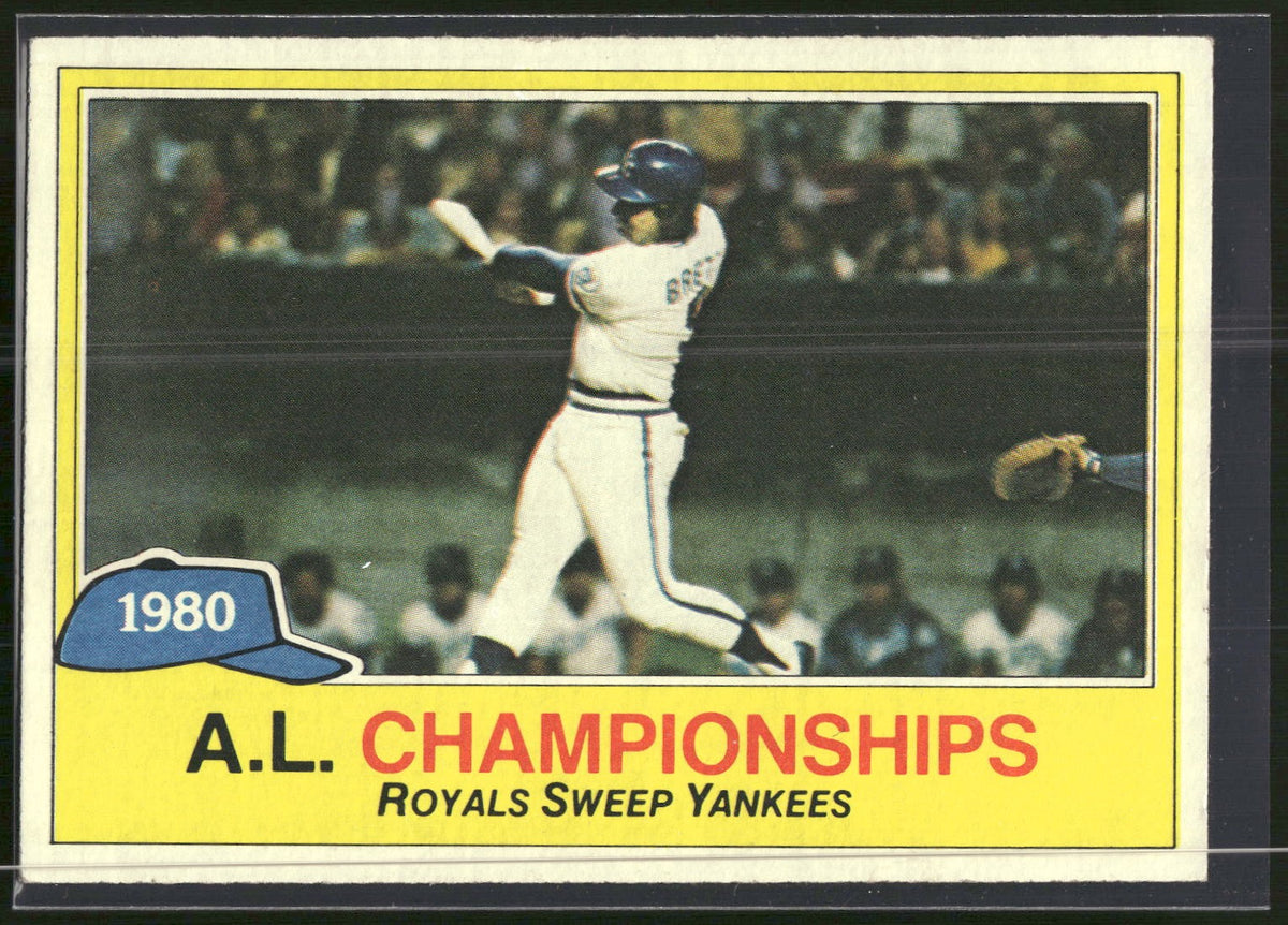 1981 Topps #401 1980 A.L. Championships ALCS