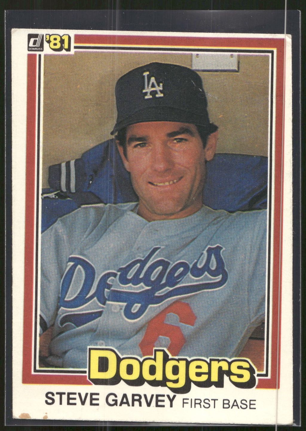 1981 Donruss #56b Steve Garvey
