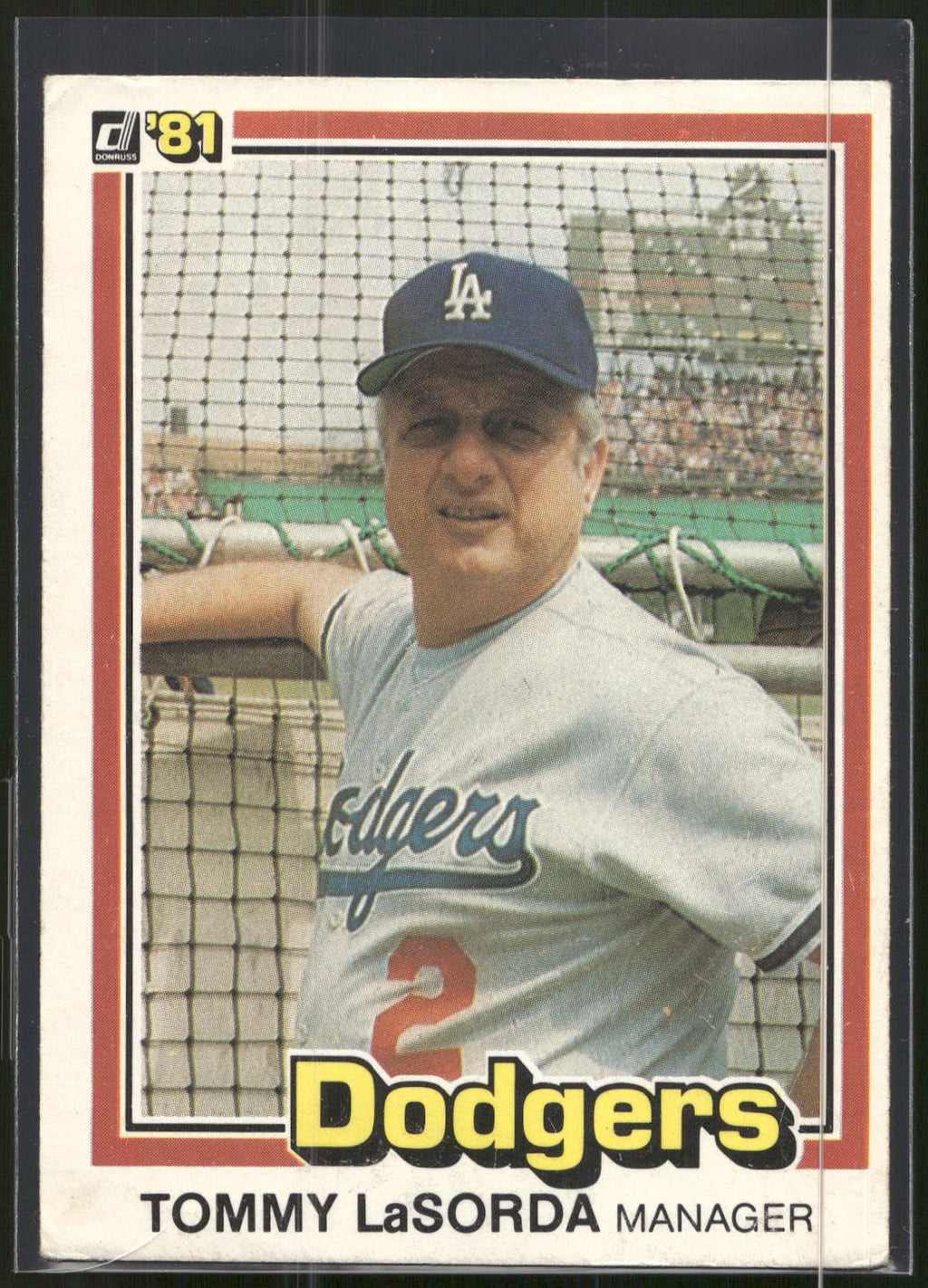 1981 Donruss #420 Tommy Lasorda