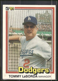 1981 Donruss #420 Tommy Lasorda
