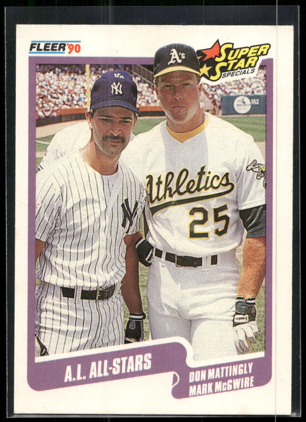1990 Fleer #638b Don Mattingly / Mark McGwire