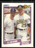 1990 Fleer #638b Don Mattingly / Mark McGwire
