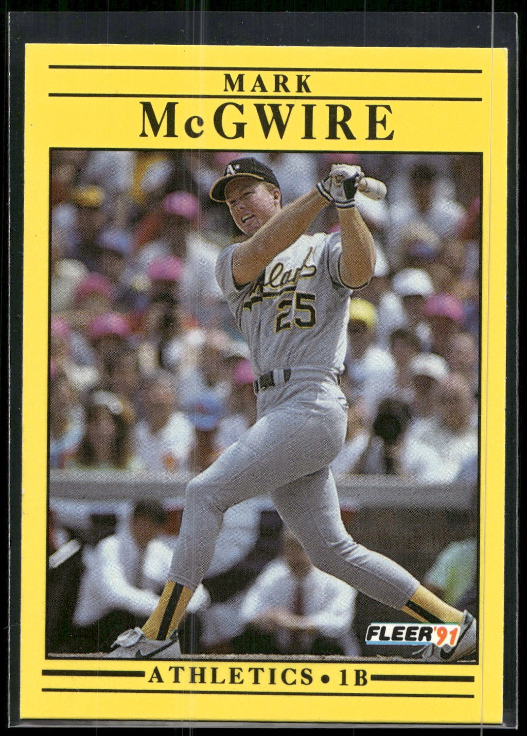 1991 Fleer #17 Mark McGwire