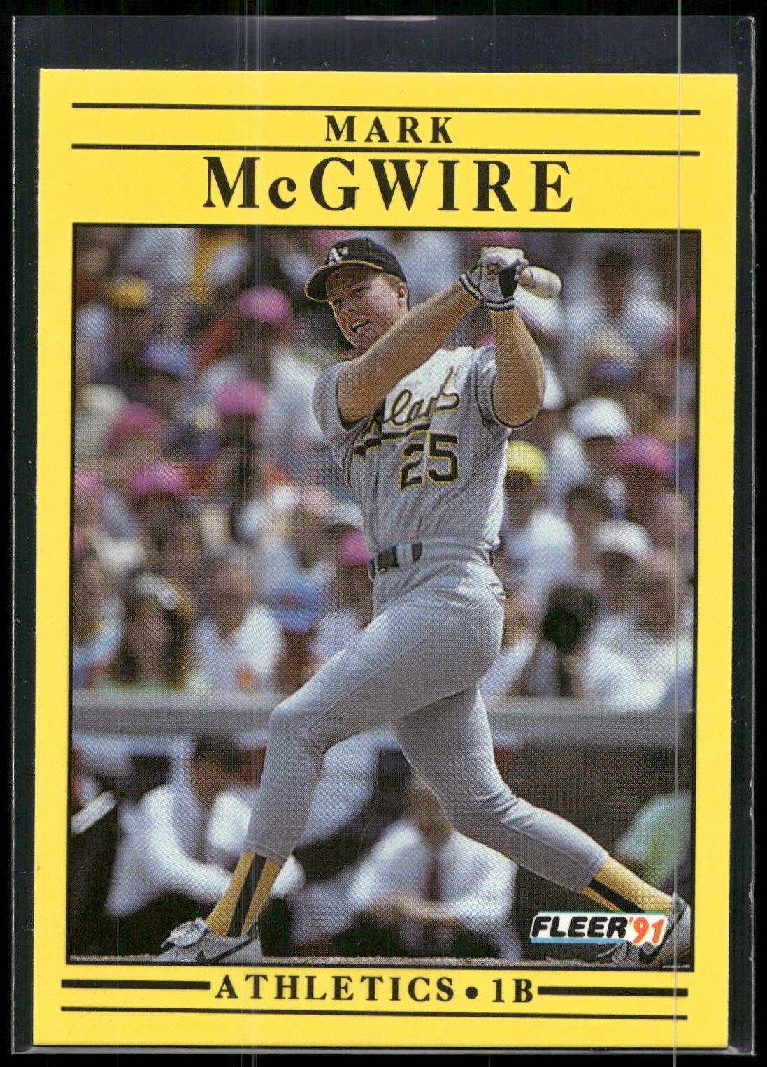 1991 Fleer #17 Mark McGwire