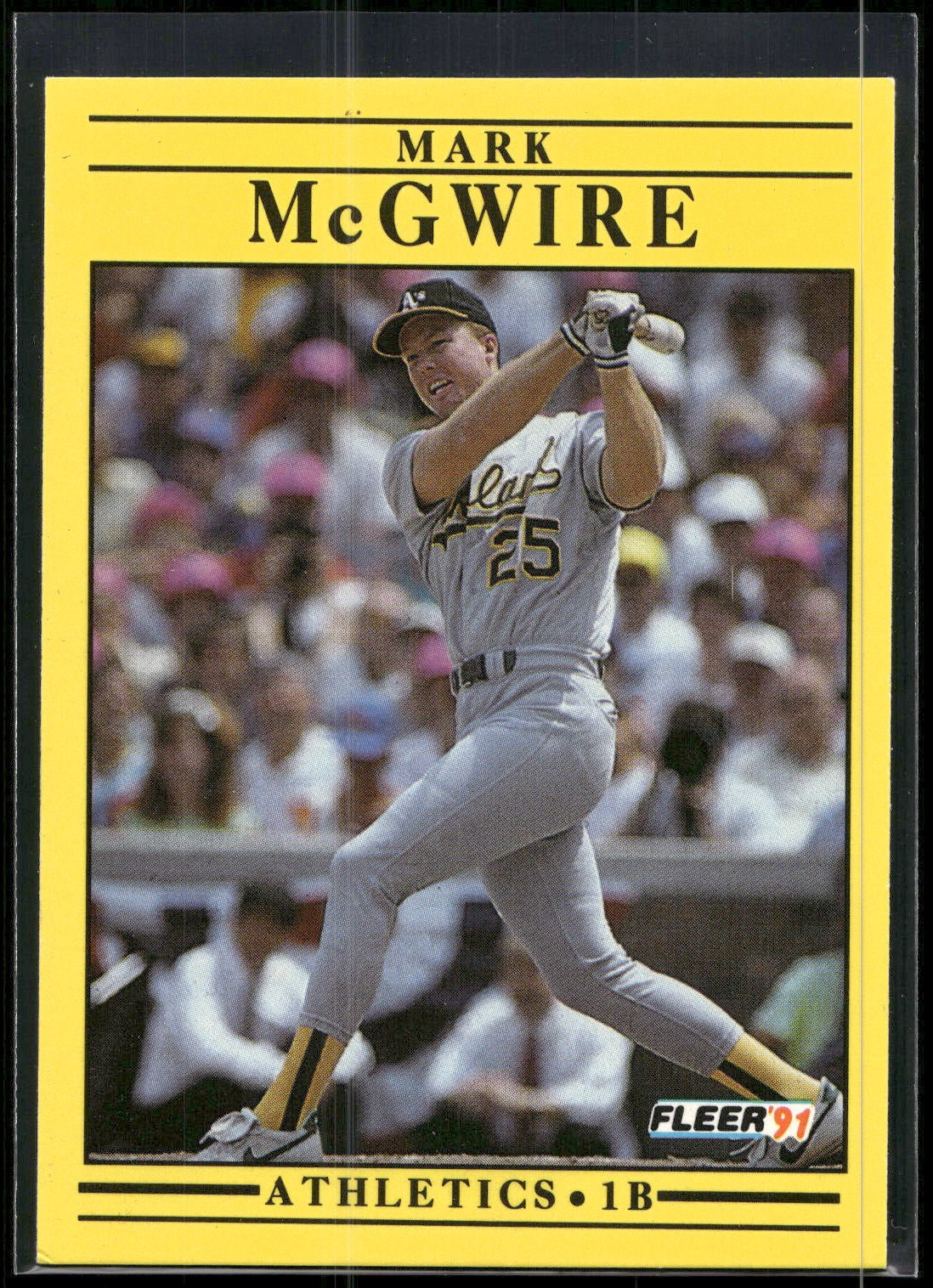 1991 Fleer #17 Mark McGwire