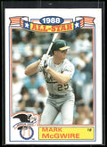 1989 Topps #2b Mark McGwire Glossy All-Stars