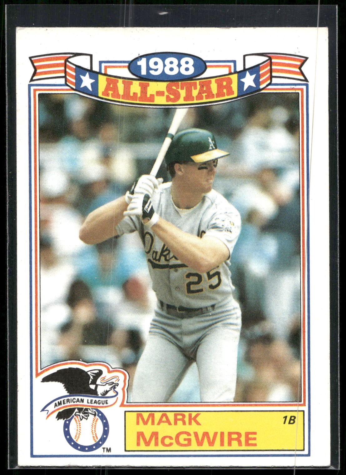 1989 Topps #2b Mark McGwire Glossy All-Stars