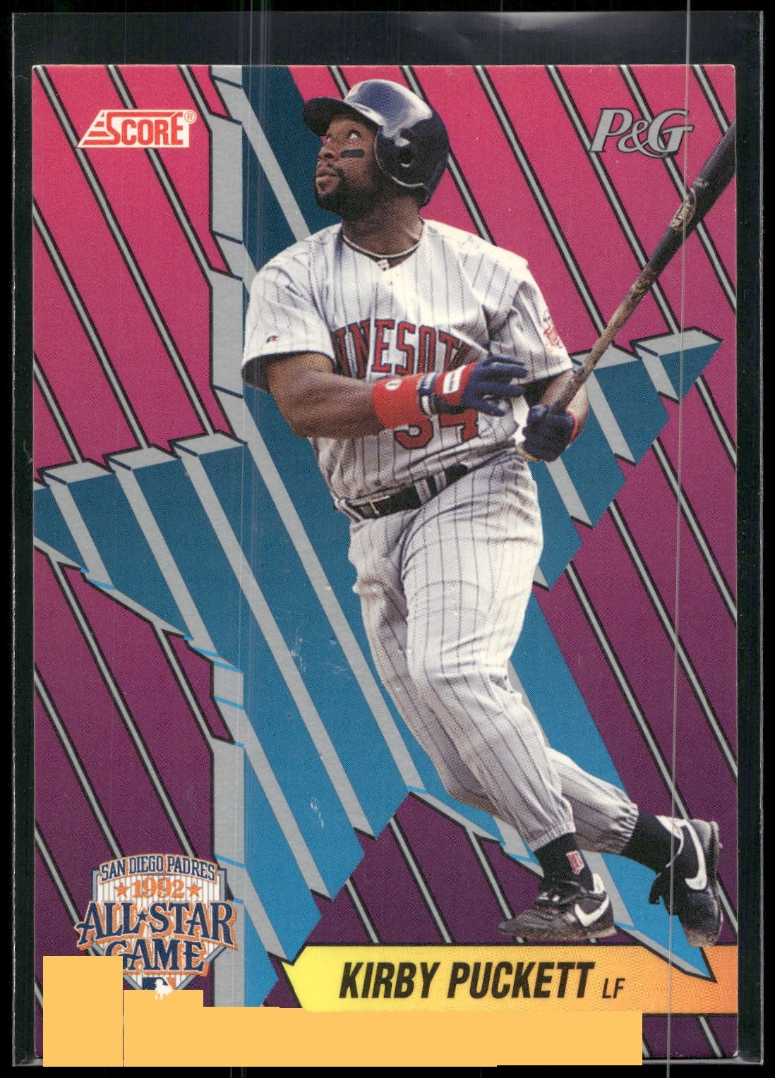 1992 Score Procter & Gamble #6 Kirby Puckett