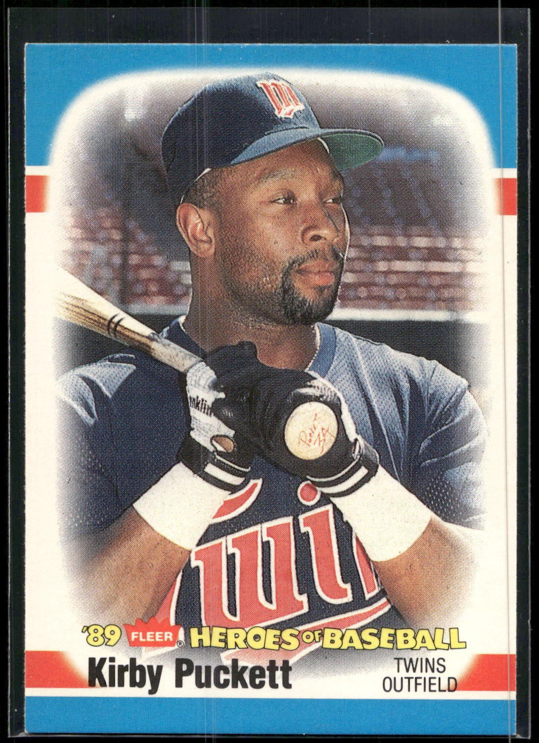 1989 Fleer Heroes of Baseball #31 Kirby Puckett